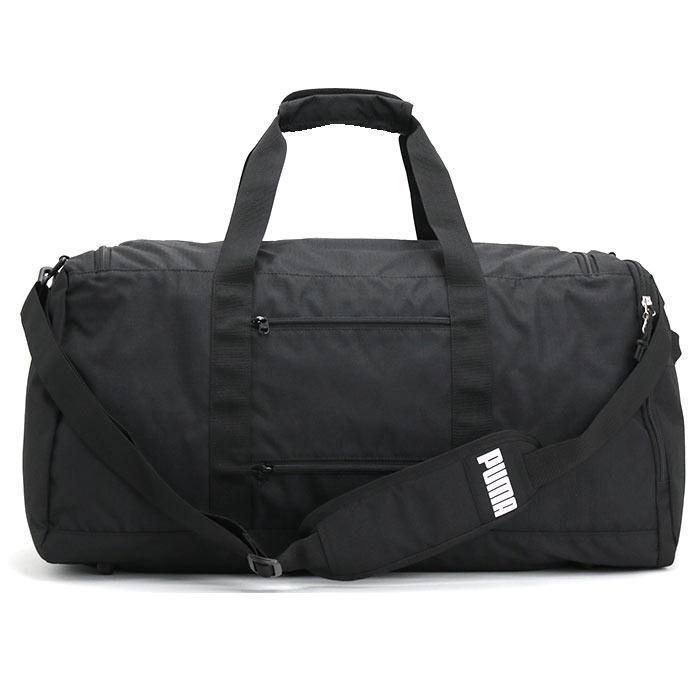 PUMA ボストンバッグ ブラック PUMA ボストンバッグ プーマ ショルダーバッグ 2way 拡張 52L