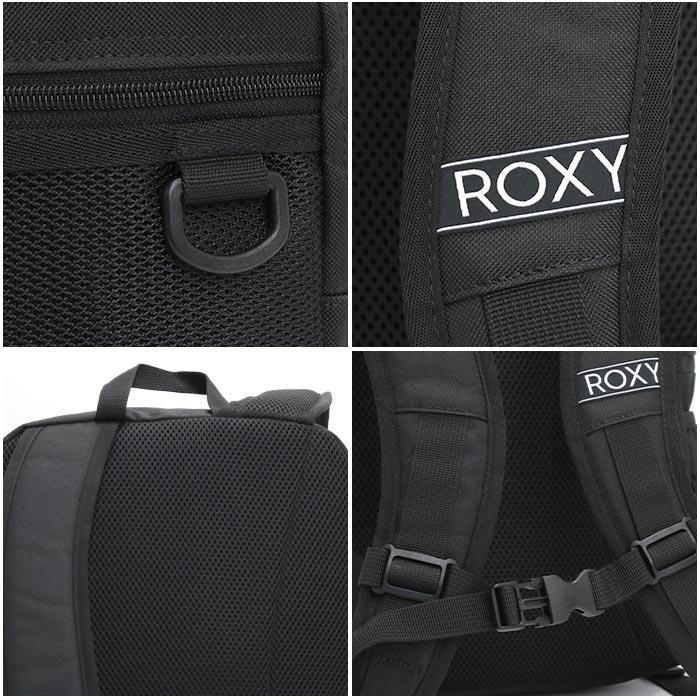 ロキシー ROXY リュック 通学 レディース リュックサック バックパック デイパック マルチポケット 30L A4 B4 黒 RBG265622T | ROXY | 08