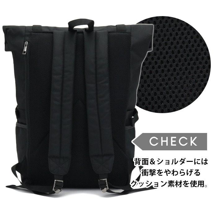 STARTER スターター リュックサック デイパック バックパック ロールトップリュック 口折れ BLACK LABEL ST-BAG-003 ブランド｜pro-shop｜06