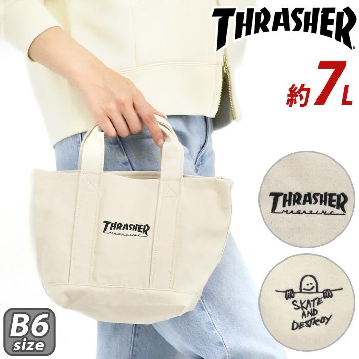 THRASHER（スラッシャー） トートバッグ ミニトート メンズ レディース