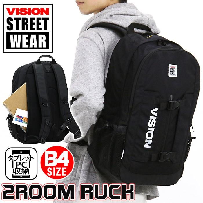 リュック Vision Street Wear ビジョン ストリートウェア リュックサック バックパック デイパック メンズ レディース ブランド サイドポケット 旅行 レジャー Vision 136 バッグとスーツケースのビアッジョ 通販 Yahoo ショッピング