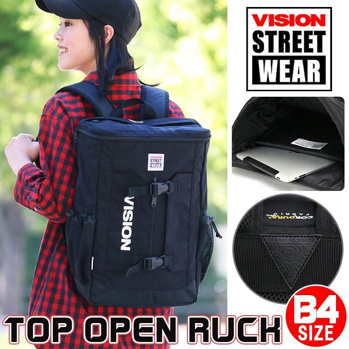 リュック Vision Street Wear ビジョン ストリートウェア リュックサック バックパック デイパック メンズ レディース ブランド サイドポケット 旅行 レジャー Vision 138 バッグとスーツケースのビアッジョ 通販 Yahoo ショッピング
