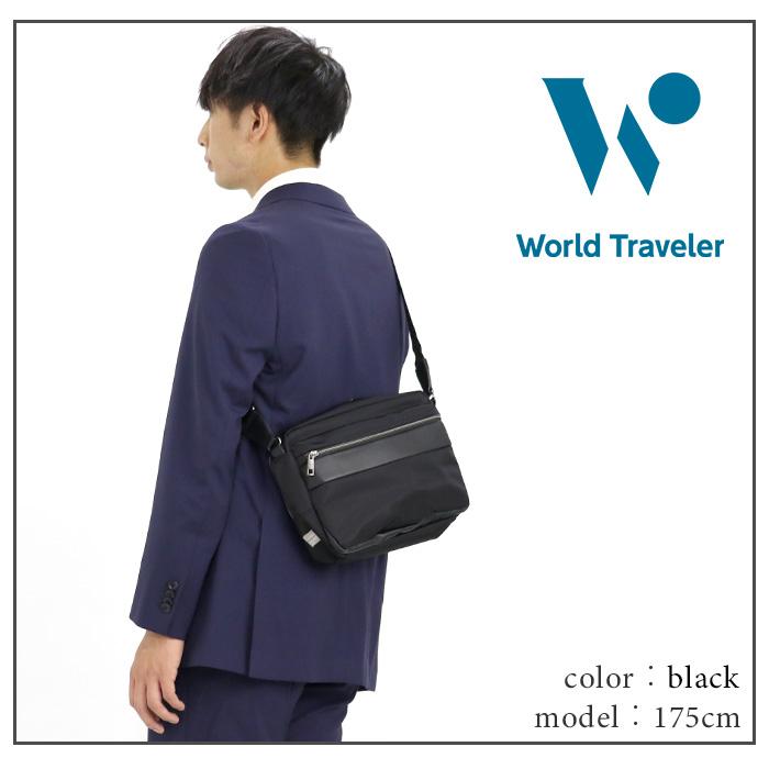 World Traveler ショルダーバッグ ワールドトラベラー メンズ 正規販売