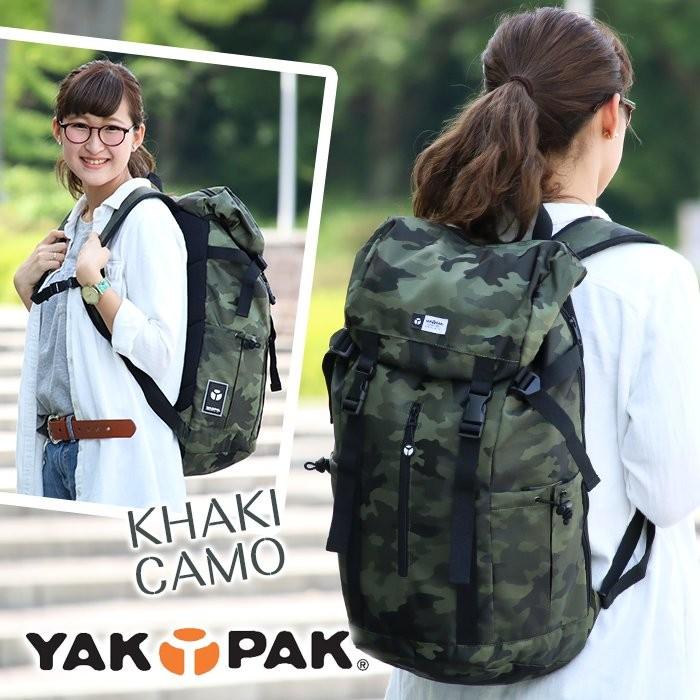 YAKPAK（ヤックパック） リュックサック かぶせ 迷彩 デイパック