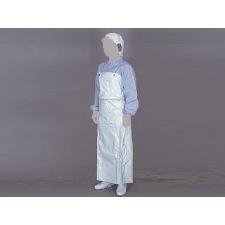 胸当てエプロン ワンタッチ前掛胸付 白 90×115 新日本ケミカル