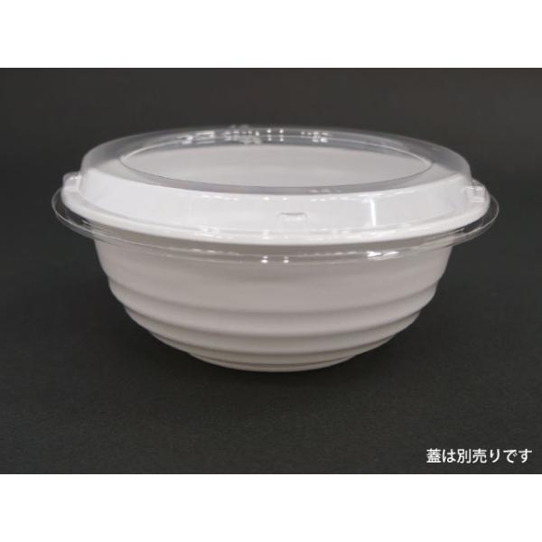 まとめ買い 使い捨て丼容器シーピー化成 どんぶり BF-361 ホワイト 本体  900枚(50枚×18)_5