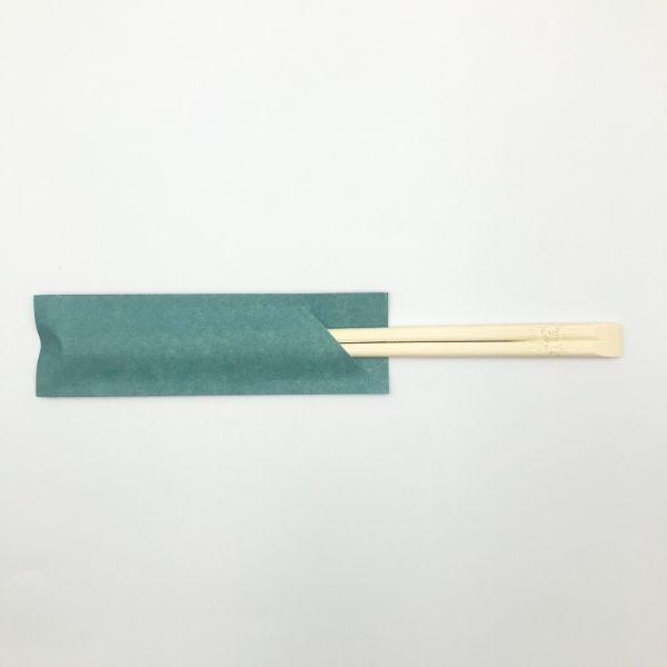 まとめ買い 箸袋 ハカマ No.4525 みどり(weeco) アオトプラス 10000枚(500枚×20)の画像