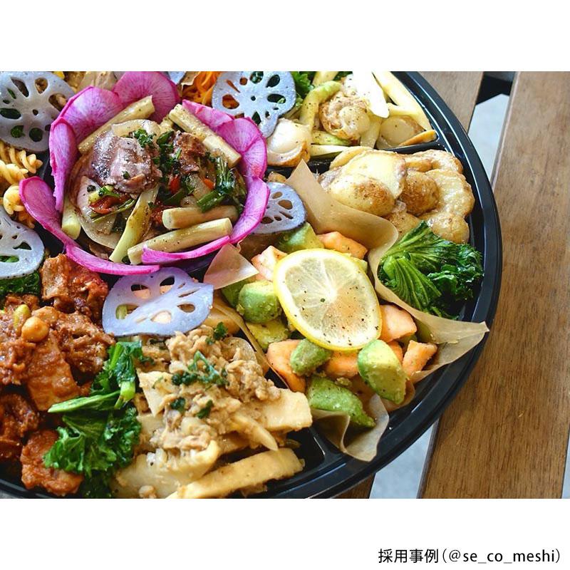 中央化学 使い捨て食品容器 オードブル容器（プラスチック製） HSPD 丸 