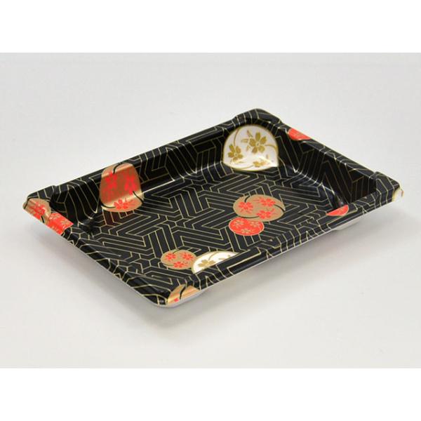 まとめ買い 浅型 プラ 中央化学 CF寿司容器L 0.8 華紋 身  1200枚(50枚×24)の画像