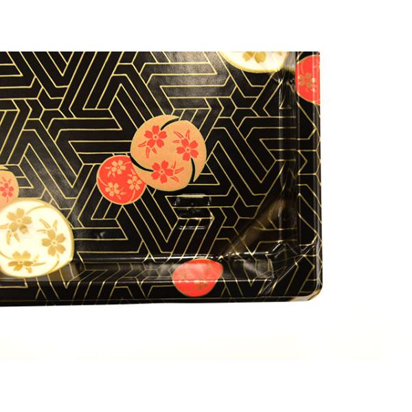まとめ買い 浅型 プラ 中央化学 CF寿司容器L 0.8 華紋 身  1200枚(50枚×24)の画像