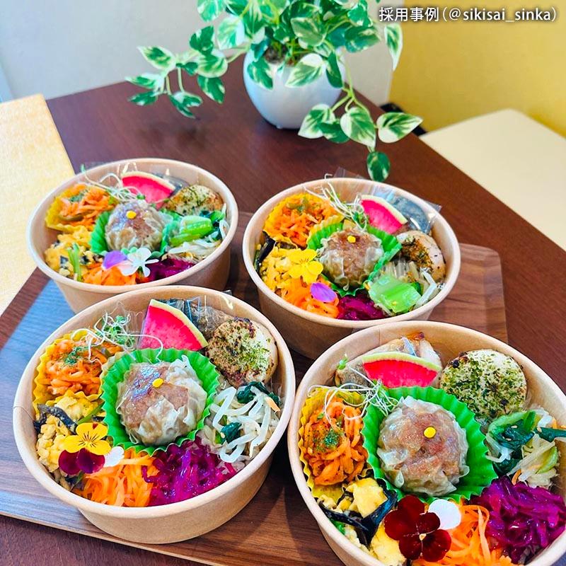 TV 最終値下げ　個人使用品　スーパーアラミスプロ プロカップ　トレイ付き 500ml25個｜foodware+ 未晒フードカップ浅 ビリヤード