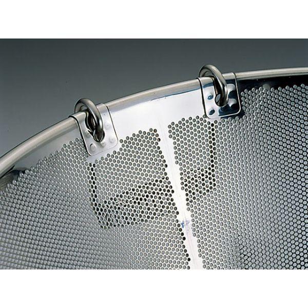 (1点) ザル UK 揚げザル・平底(補強付)48cm 【2.2φ】 YUKIWA 00317335の画像