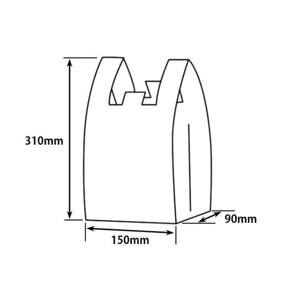 まとめ買い 持ち帰り袋 レジ袋 プラスチックレジ袋 福助工業 ニューイージーバッグ 3S No.25  2000枚(100枚×20)｜pro-ste｜02