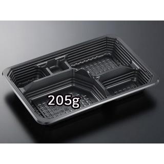 まとめ買い 使い捨て弁当容器 中央化学 HSA街弁 K27-19C BK 身  600枚(50枚×12)の画像