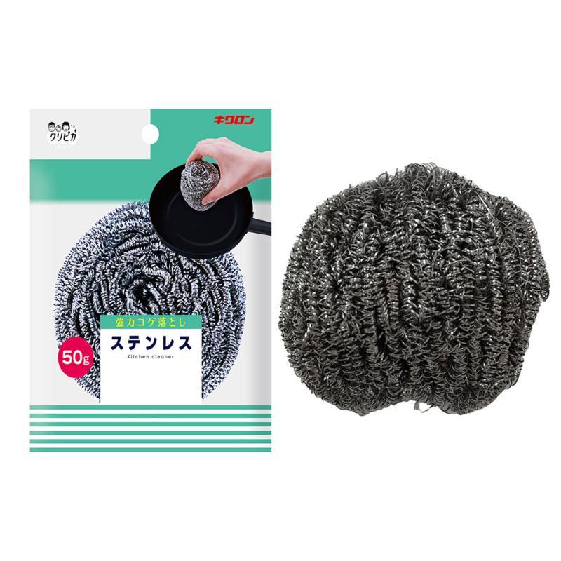 まとめ買い スポンジ たわし ブラシ たわし たわし クリピカ ステンレス 50 キクロン 120袋_1