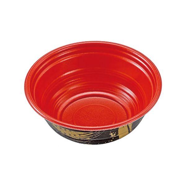 (800枚) どんぶり容器 MFP極み丼-362 上杉赤 本体 エフピコチューパ 00592961の画像