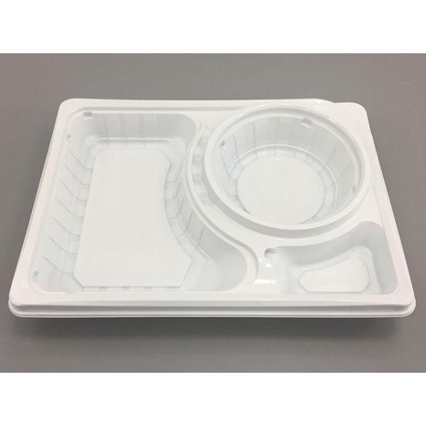 まとめ買い 弁当容器 エフピコチューパ デリカランチDL-26-19 白 本体 400枚(50枚×8)の画像