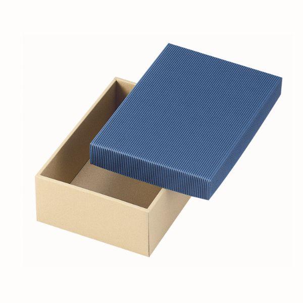 (100点) 贈答箱 カラーBOX95小 青 ヤマニパッケージ 00651866の画像