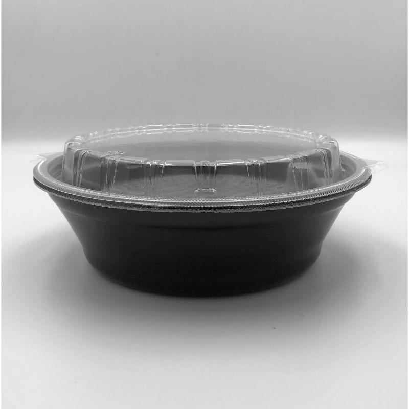 （セット販売）エフピコ 麺・丼容器 DLV麺20(58)本体 黒W 本体 蓋 中皿 セット 50枚｜pro-ste｜02