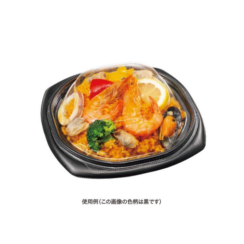 【600点】惣菜容器 バイオ ピタプレ 19BA K-ソワレグリーン リスパック 00806725の画像