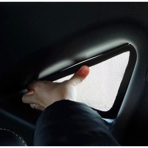 60ハリアー Laser Shades サンシェード(後席5枚組セット) TOYOTA 60/65系HARRIER トヨタ ハリアーのサンシェード 日よけ