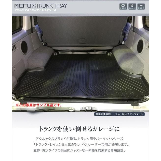 トヨタ ランクル７０専用トランクトレイ/ランドクルーザー７０(ラゲッジマット)立体 防水 縁高【釣り/アウトドア/レジャー】｜pro-tecta-shop｜02