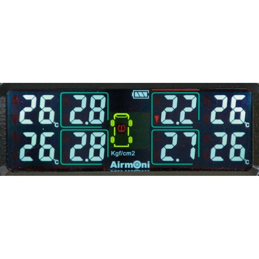 Airmoni(エアモニ)4(6輪用) TPMSタイヤ空気圧モニター エアモニ4 Airmoni(エアモニ)4(6輪用) TPMSタイヤ空気圧モニター エアモニ4