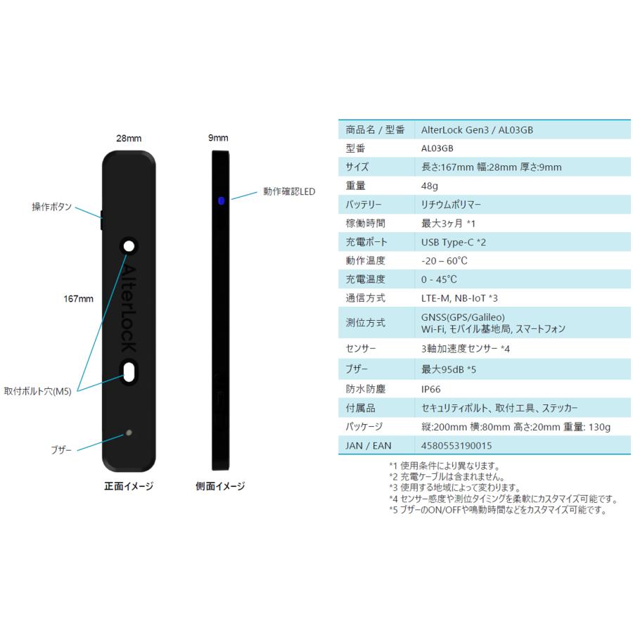 AlterLock(オルターロック) Gen3 AL03GB 愛車を見守るサイクル AlterLock(オルターロック) Gen3 AL03GB 愛車を見守るサイクル