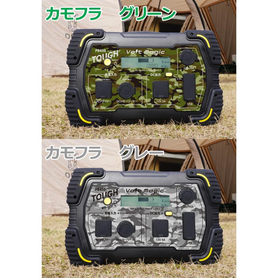 ポータブル電源 バッグソーラーセット PB450タフ+専用バッグ+ソーラーパネル 車中泊 アウトドア 停電対策 ボルトマジック 小型　発電機　ポタ電 |  | 24