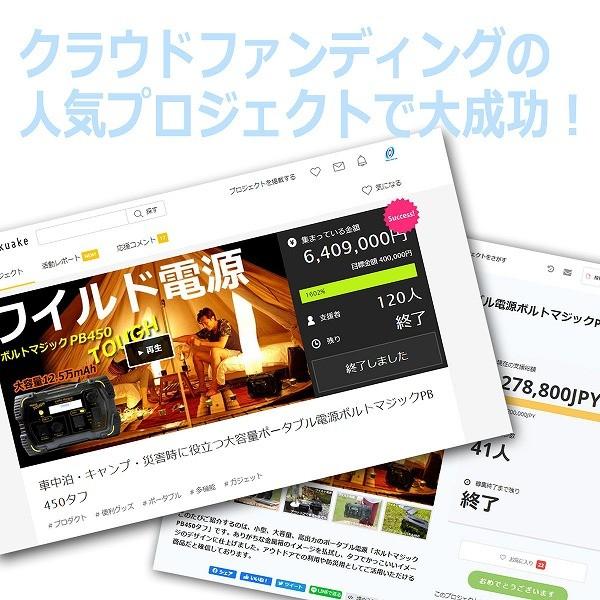 ポータブル電源 バッグソーラーセット PB450タフ+専用バッグ+ソーラーパネル 車中泊 アウトドア 停電対策 ボルトマジック 小型　発電機　ポタ電 |  | 10