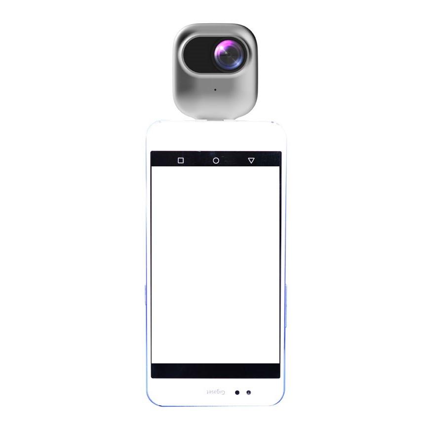 撮ラピコ（トラピコ）720度パノラマカメラ Androidスマホへ直挿し パノラマ映像・VRビデオ720度（360＋360）SNSに簡単共有できるカメラ