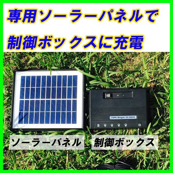 ポイント5倍 ソーラーＬＥＤライト　 SS-8800　キャンプ・屋外イベント・停電対策にお勧め　太陽光発電リチウムイオン電池蓄電　PRO-TECTA |  | 03