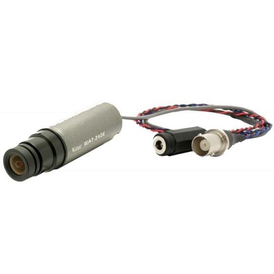 ワテック WAT-240E/CB(G3.8） レンズ一体型、BNC出力、筒型タイプで