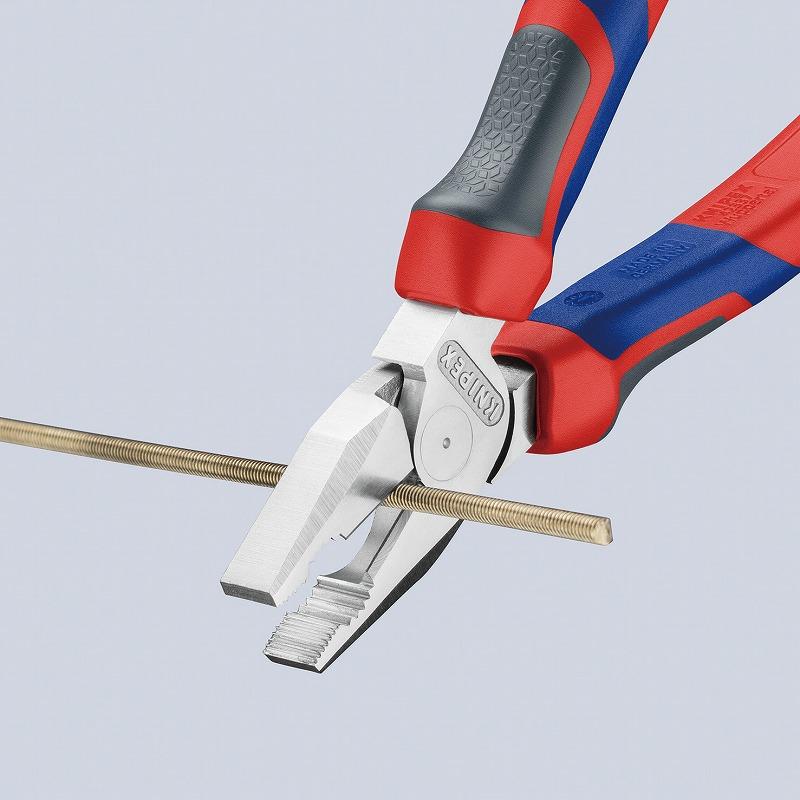 KNIPEX（クニペックス） 強力型ペンチ180mm コンフォートハンドル【3K