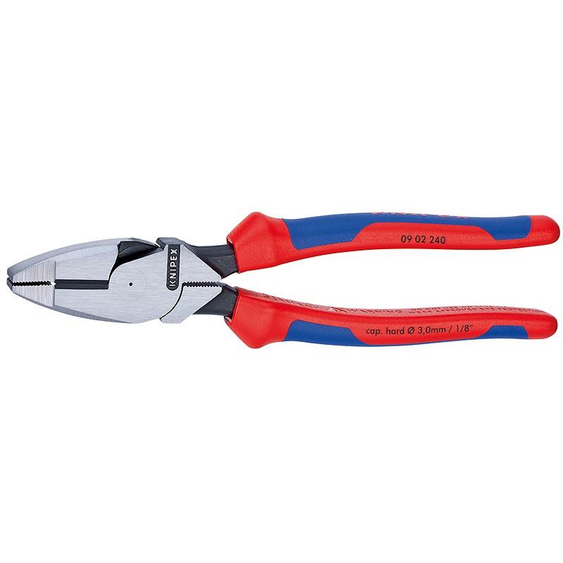 クニペックス（KNIPEX）架線工事用強力型ペンチ240mmコンフォートハンドル〔0902-240〕902240 | KNIPEX