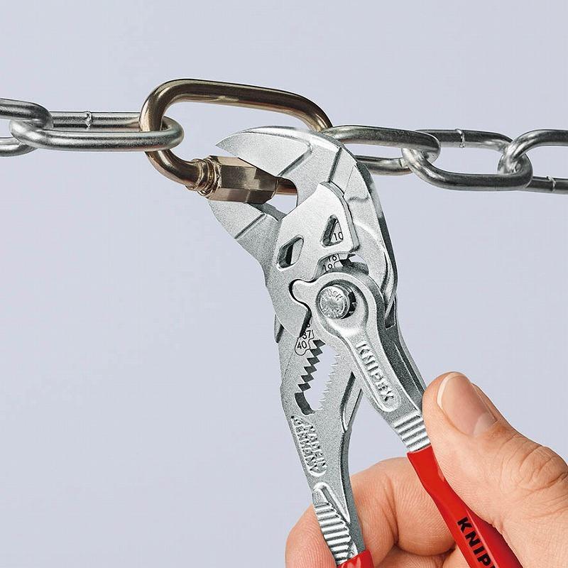クニペックス プライヤーレンチ 86 03 180 KNIPEX（クニペックス） プライヤーレンチ180mm〔8603-180〕 : プロ