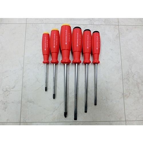 PB SWISS TOOLS（PBスイスツールズ） 8193DCNID スイスグリップ貫通ドライバーセット　140周年ロゴ入りブラックカラー限定品 PB SWISS TOOLS スイスグリップ 貫通プラスドライバー 8193.DN-3-150