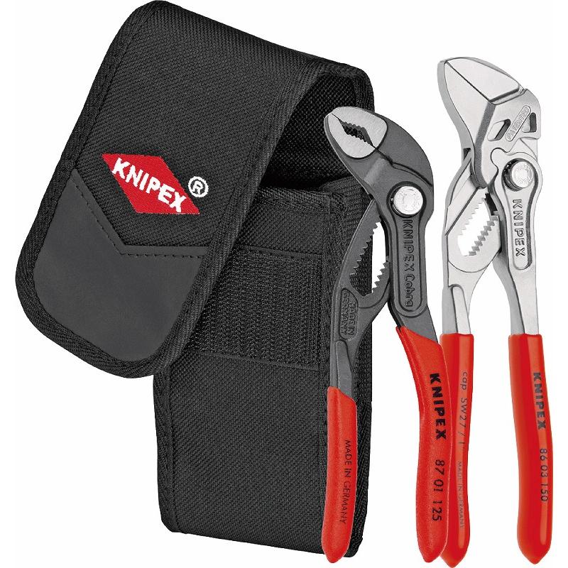 クニペックス KNIPEX 002072V01 ミニコブラ + プライヤーレンチセット-