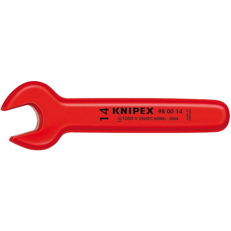 KNIPEX（クニペックス） 絶縁スパナ8mm〔9800-08〕980008 : プロツール