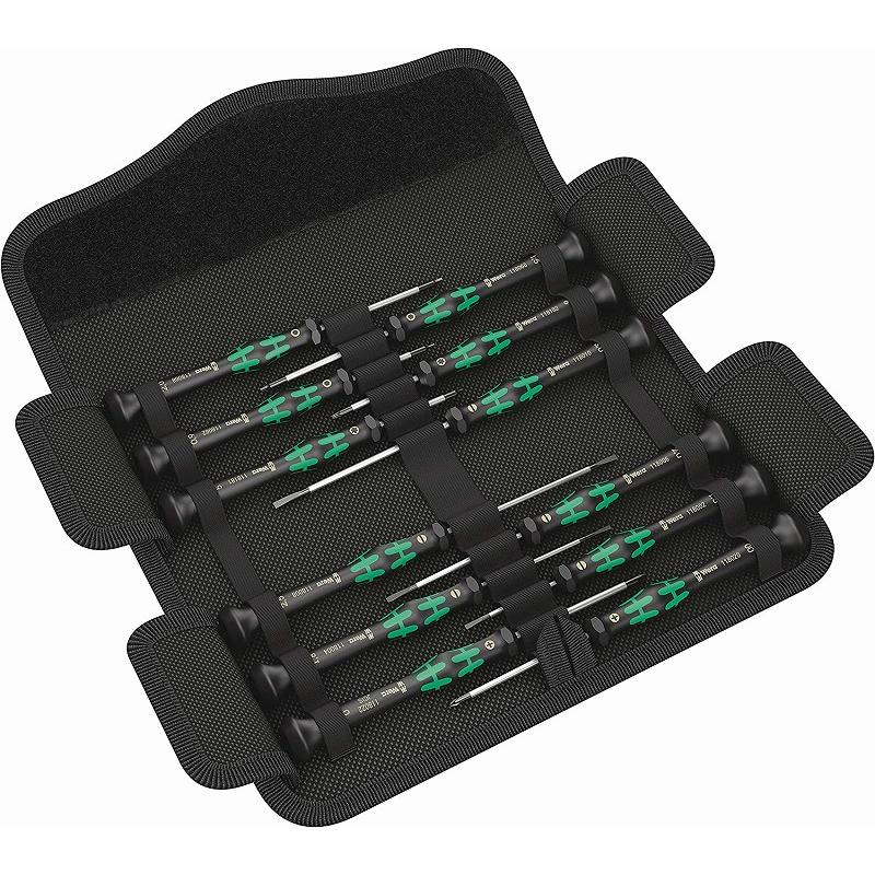 Wera（ヴェラ） 精密ドライバー12本セット〔Kraftform Micro 12 