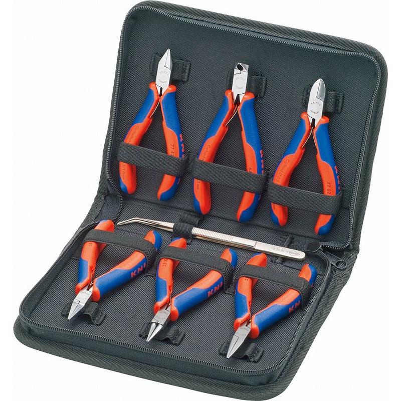 KNIPEX クニペックス（KNIPEX）エレクトロニクスプライヤー6本セット 