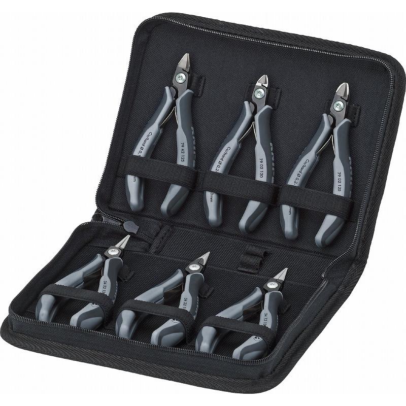 KNIPEX クニペックス（KNIPEX）ESD精密エレクトロニクスプライヤー6本 