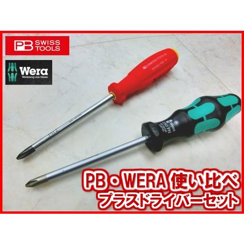 PB SWISS TOOLS PB SWISS TOOLS/Wera 使い比べプラスドライバーセット2