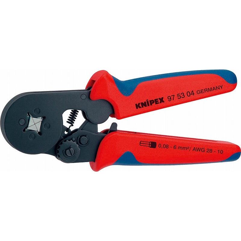 KNIPEX（クニペックス） エンドスリーブ用圧着ペンチ【四角形状圧着