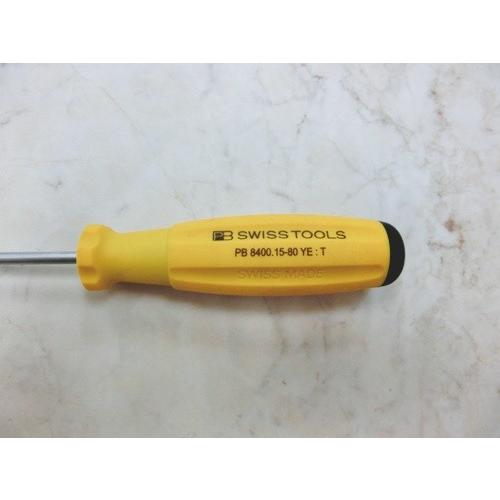 PBスイスツール（PBSWISS PBSWISSTOOLS）スイスグリップ・レインボートルクスドライバーT15〔8400-15-80YE〕84001580YE |  | 01