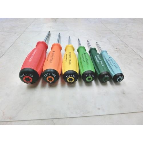 PBスイスツール（PBSWISS PBSWISSTOOLS）スイスグリップ・レインボートルクスドライバーT15〔8400-15-80YE〕84001580YE |  | 02