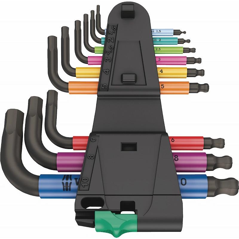Rabi様 リクエスト 9点 まとめ商品 Wera（ヴェラ） Wera Hex-Plus六角棒レンチセット9本組 〔950/9 Hex