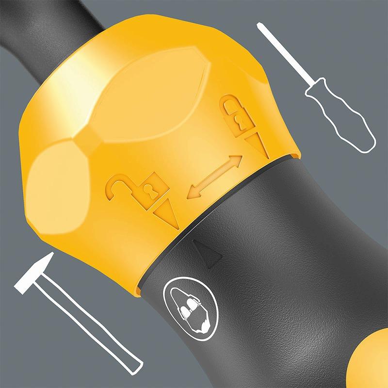 Wera 差替式貫通インパクトドライバーセット Kraft form Kompact 900 Set1 　018110_4