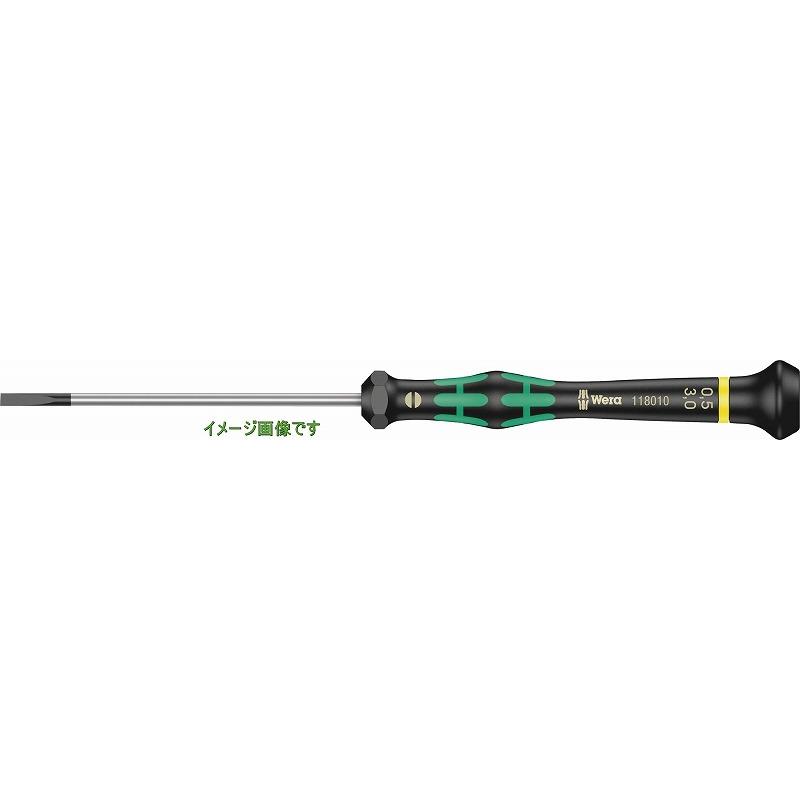Wera 精密マイナスドライバー【3.0x0.50】〔2035-0.50X3.0X50〕117995 | Wera