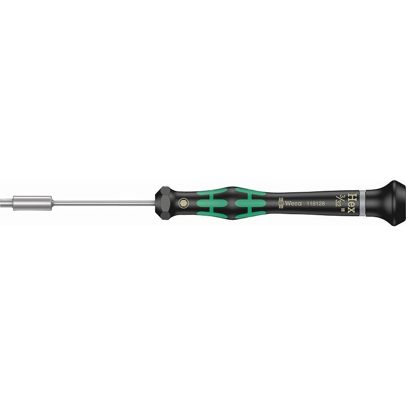 Wera 精密ナットドライバー【3/32"】〔2069-3/32"x60〕118128 | Wera